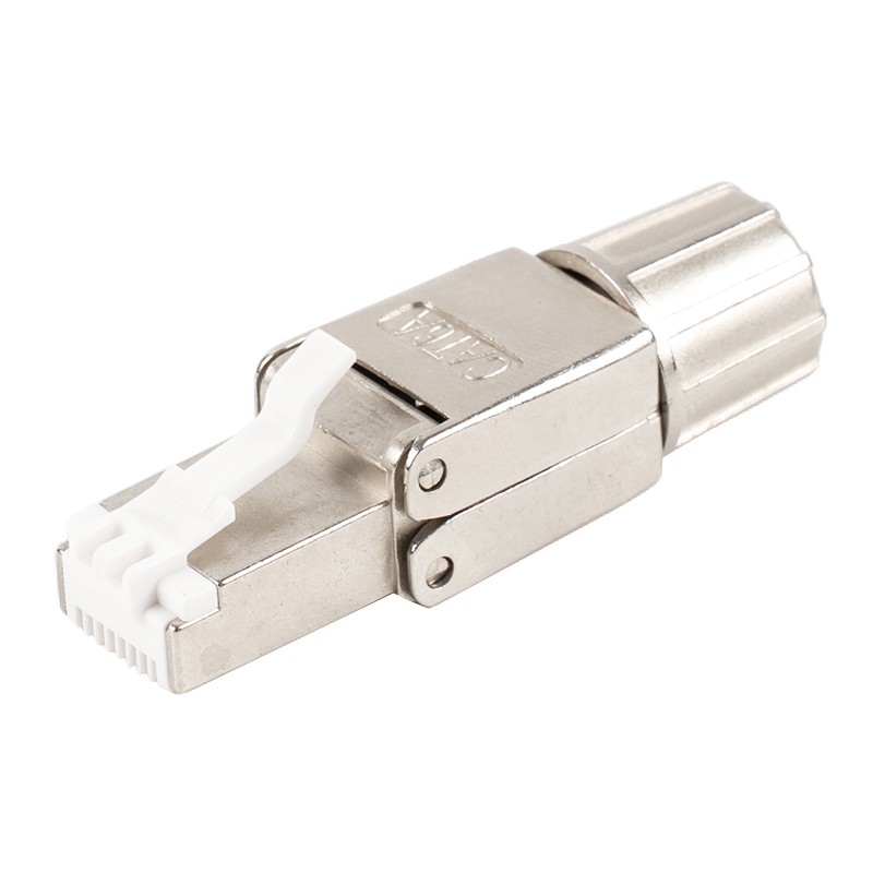 Cat6A tienený beznástrojový konektor RJ45 RJ-G40S-1-C6A Cat6A tienený beznástrojový konektor RJ45 RJ-G40S-1-C6A