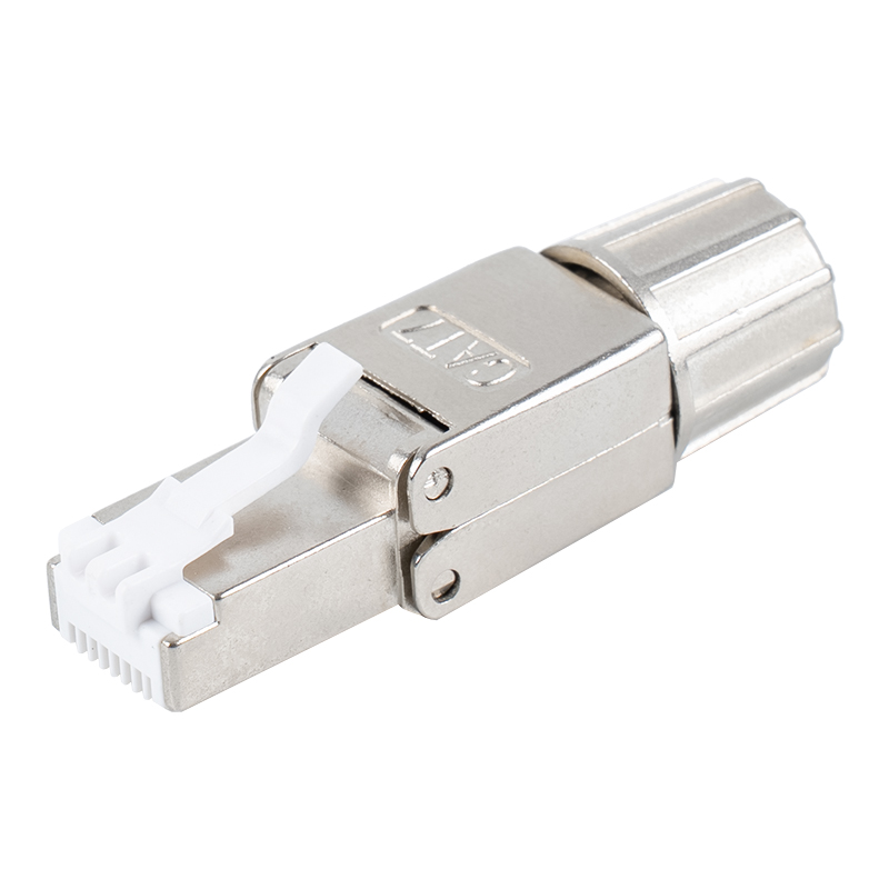 Cat7 tienený beznástrojový konektor RJ45 RJ-G40S-1-C7 Cat7 tienený beznástrojový konektor RJ45 RJ-G40S-1-C7