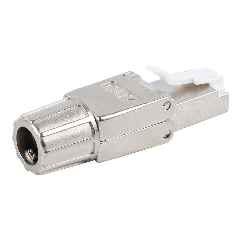 Cat7 tienený beznástrojový konektor RJ45 RJ-G40S-1-C7