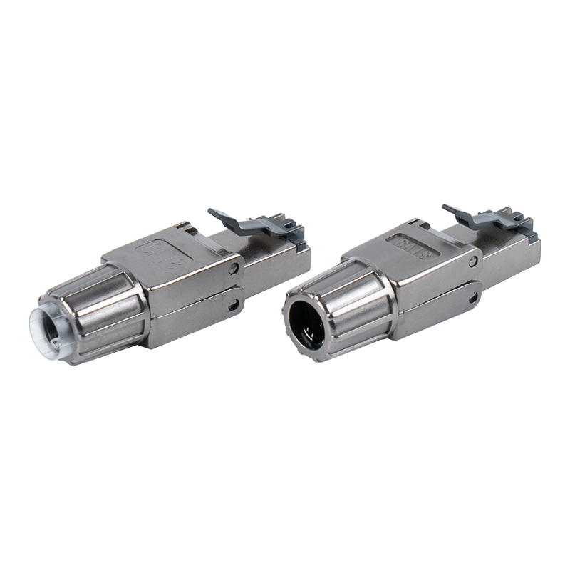 Cat8 tienený beznástrojový konektor RJ45 RJ-G40S-1-C8 Cat8 tienený beznástrojový konektor RJ45 RJ-G40S-1-C8
