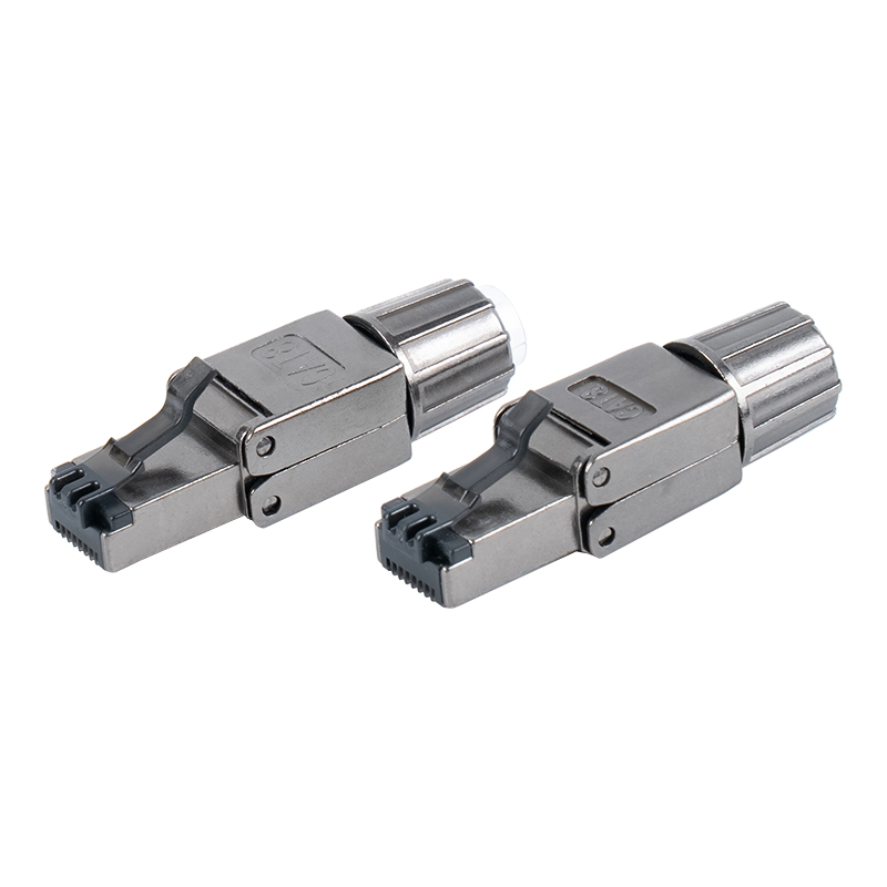 Cat8 tienený beznástrojový konektor RJ45 RJ-G40S-1-C8 Cat8 tienený beznástrojový konektor RJ45 RJ-G40S-1-C8
