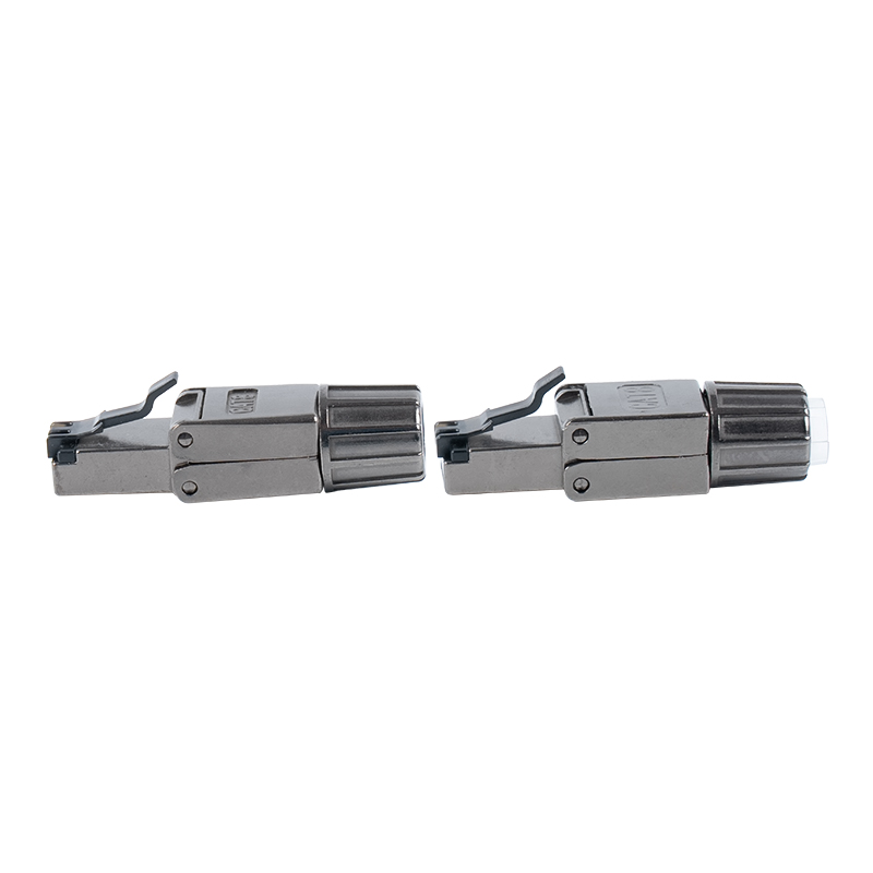 Cat8 tienený beznástrojový konektor RJ45 RJ-G40S-1-C8 Cat8 tienený beznástrojový konektor RJ45 RJ-G40S-1-C8