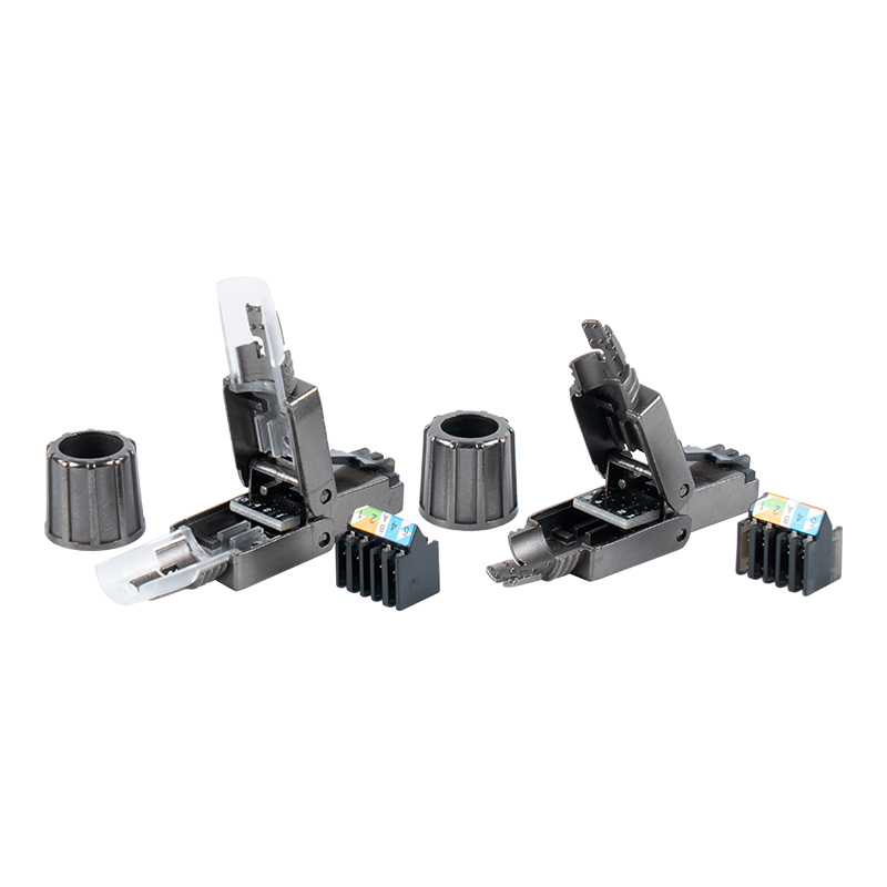 Cat8 tienený beznástrojový konektor RJ45 RJ-G40S-1-C8 Cat8 tienený beznástrojový konektor RJ45 RJ-G40S-1-C8