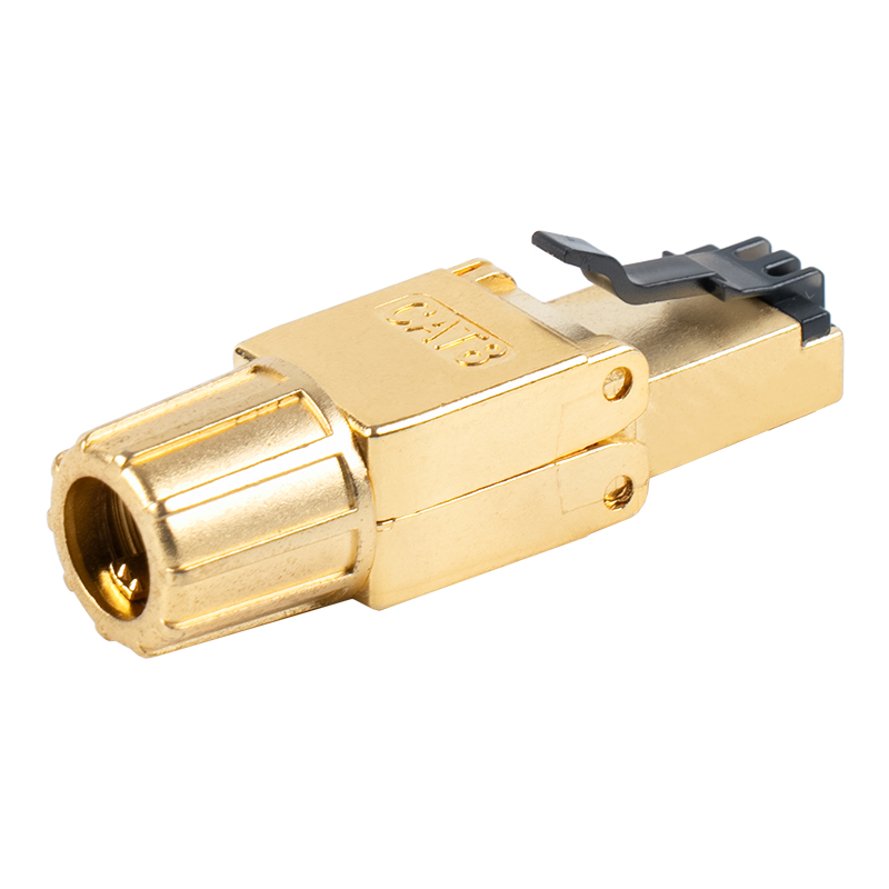 Cat8 tienený beznástrojový konektor RJ45 RJ-G40S-1-C8 Cat8 tienený beznástrojový konektor RJ45 RJ-G40S-1-C8