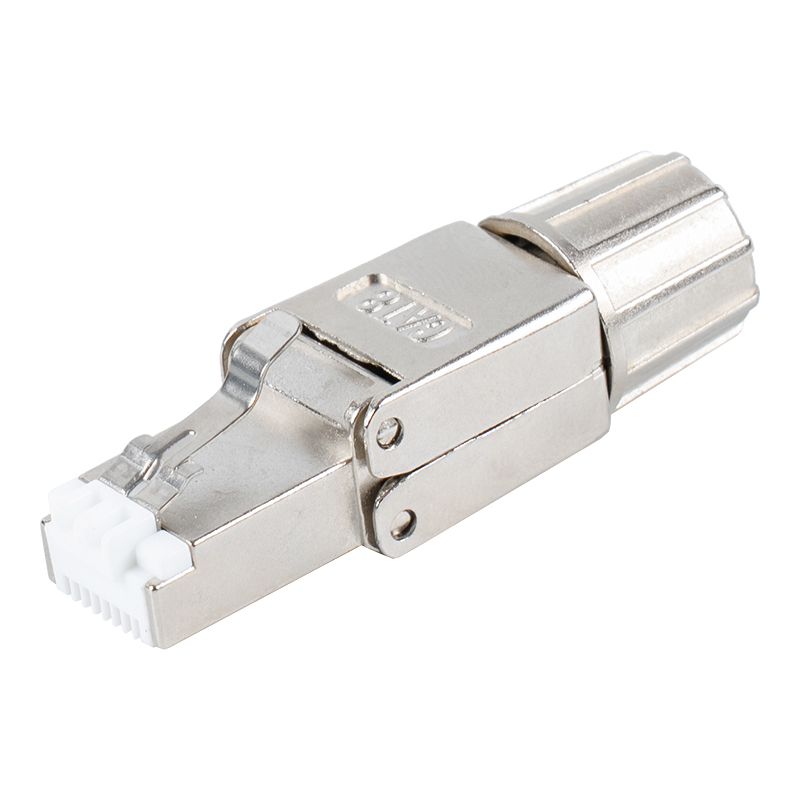 Cat8 tienený beznástrojový konektor RJ45 RJ-G40S-1-C8 Cat8 tienený beznástrojový konektor RJ45 RJ-G40S-1-C8
