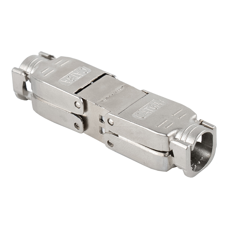 Cat6A tienený stláčací typ beznástrojový konektor RJ-603S-3-C6A Cat6A tienený stláčací typ beznástrojový konektor RJ-603S-3-C6A