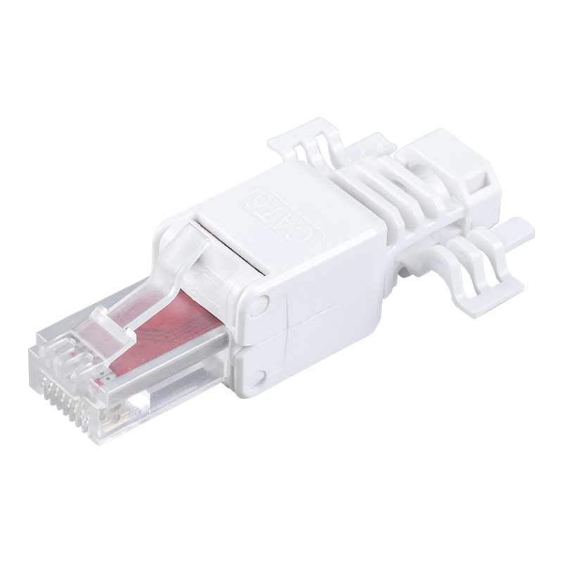 Cat6 netienený beznástrojový konektor RJ45 （s krídelkami） RJ-688X-C6