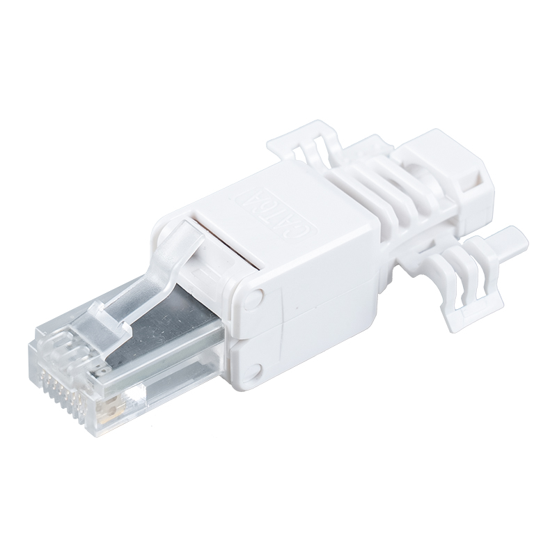 Cat6A netienený beznástrojový konektor RJ45 （s krídelkami）RJ-688X-C6A