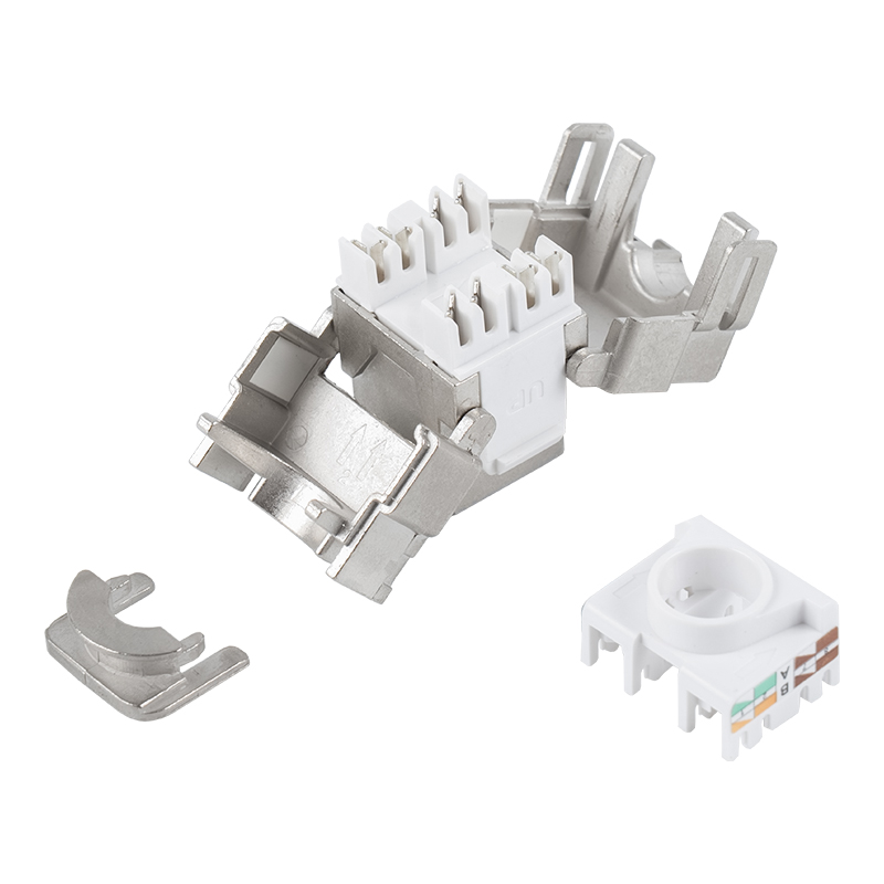 180-stupňový tienený beznástrojový konektor Keystone (so zámkom) SM-2335BSH8C6A 180-stupňový tienený beznástrojový konektor Keystone (so zámkom) SM-2335BSH8C6A