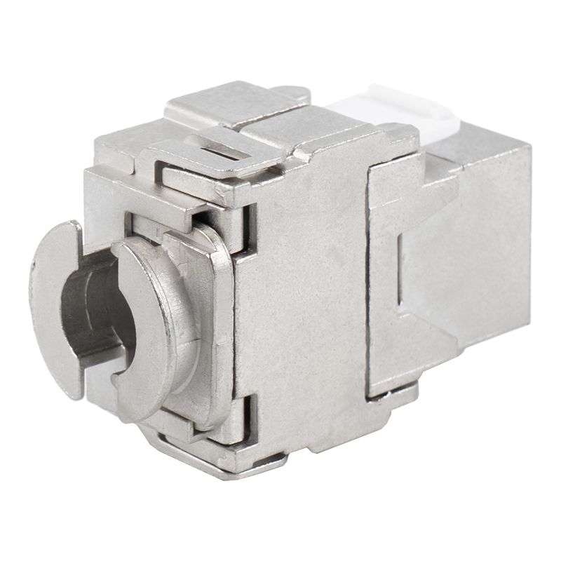 180-stupňový tienený beznástrojový konektor Keystone (so zámkom) SM-2335BSH8C6A 180-stupňový tienený beznástrojový konektor Keystone (so zámkom) SM-2335BSH8C6A