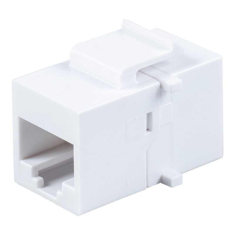 C6A Netienená radová spojka RJ45 (so štyrmi malými konzolami) SM-2033C6A C6A Netienená radová spojka RJ45 (so štyrmi malými konzolami) SM-2033C6A