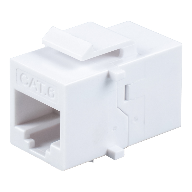 C6A Netienená radová spojka RJ45 (so štyrmi malými konzolami) SM-2033C6A