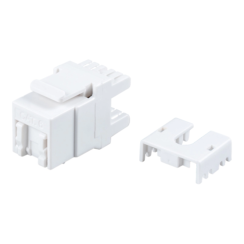 Cat6 Netienený 180° modulárny konektor (s uzávierkou) SM-2064CD8C6