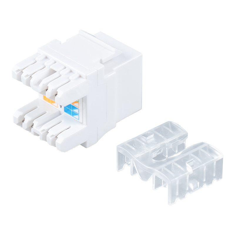 Cat6 Netienený 180° modulárny konektor (mini typ s uzávierkou) SM-2089CD8C6-1 Cat6 Netienený 180° modulárny konektor (mini typ s uzávierkou) SM-2089CD8C6-1