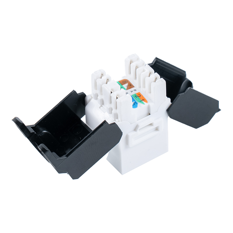 Cat6 Netienený 180° beznástrojový modulárny zdvihák (vyklápací typ) SM-2336H8C6 Cat6 Netienený 180° beznástrojový modulárny zdvihák (vyklápací typ) SM-2336H8C6