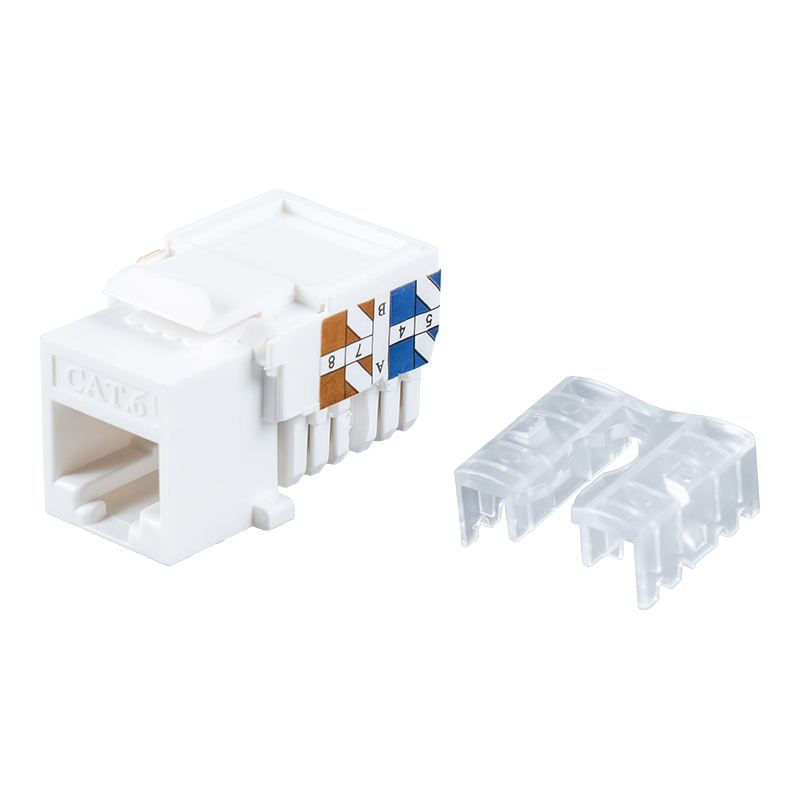 Cat6 Netienený 90° Keystone Jack SM-2337H8C6