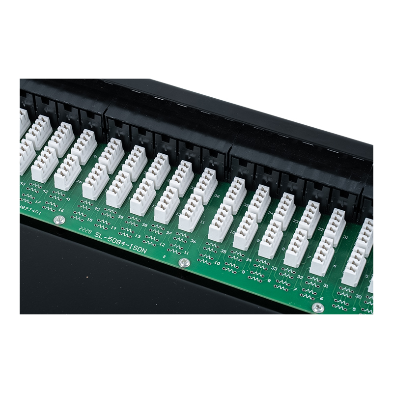 Kategória 3 19-palcový 1U 8P 8C 50-portový hlasový patch panel (KRONE IDC) SP-3208K50-C3 Kategória 3 19-palcový 1U 8P 8C 50-portový hlasový patch panel (KRONE IDC) SP-3208K50-C3