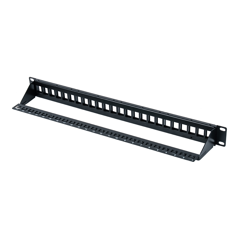 19-palcový 1U 24-portový tienený patch panel (s modulom C6) SP-3260-24P 19-palcový 1U 24-portový tienený patch panel (s modulom C6) SP-3260-24P