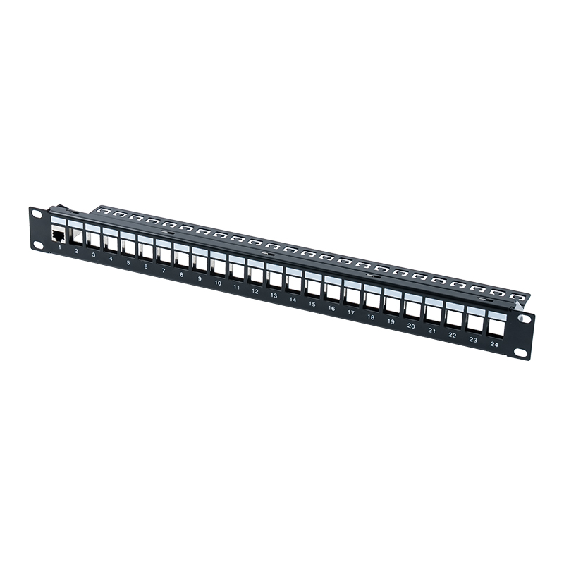 19-palcový 1U 24-portový tienený patch panel (s modulom C6) SP-3260-24P