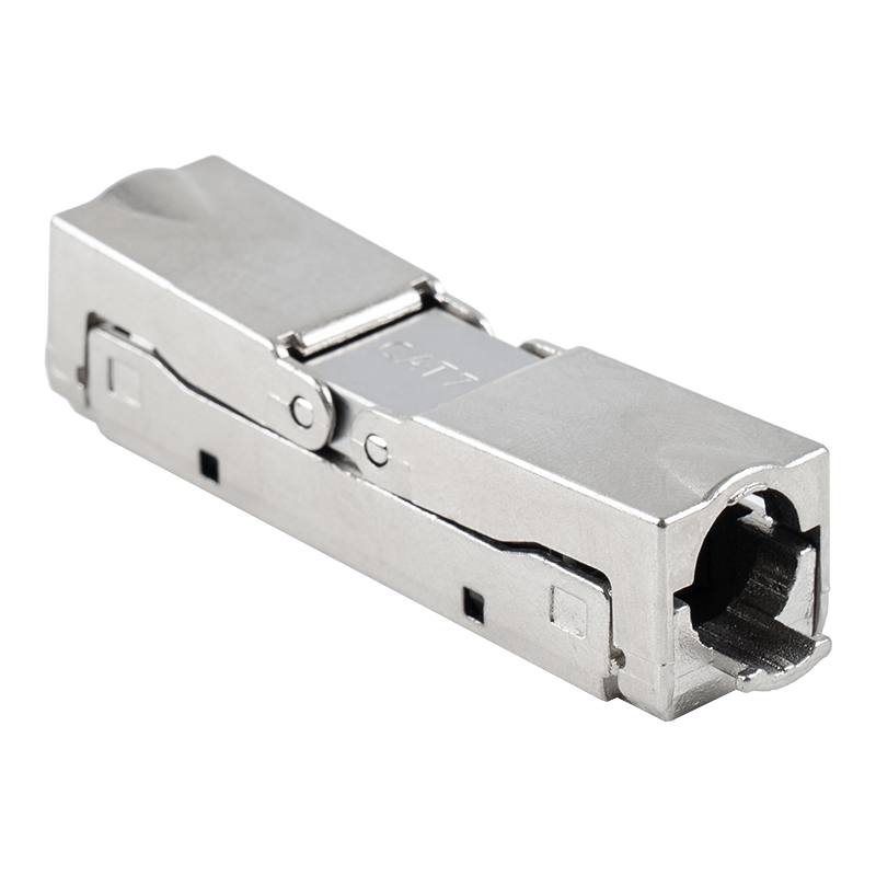 Beznástrojový tienený stláčací typ Cat6A (Jednoduchý otvor) RJ-604S-1-C6A Beznástrojový tienený stláčací typ Cat6A (Jednoduchý otvor) RJ-604S-1-C6A