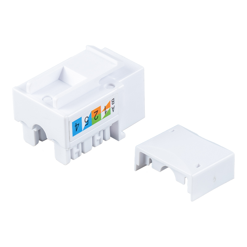 Cat6 Netienený 90° modulárny konektor SM-2054H8C6